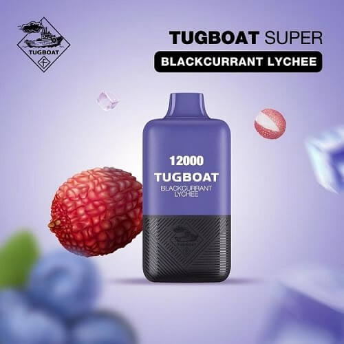 Tugboat 12000 Disposable Vape Device - Blackcurrant Lychee