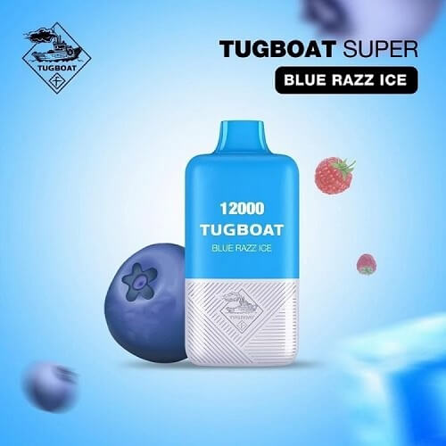 Tugboat 12000 Disposable Vape Device - Blue Razz Ice