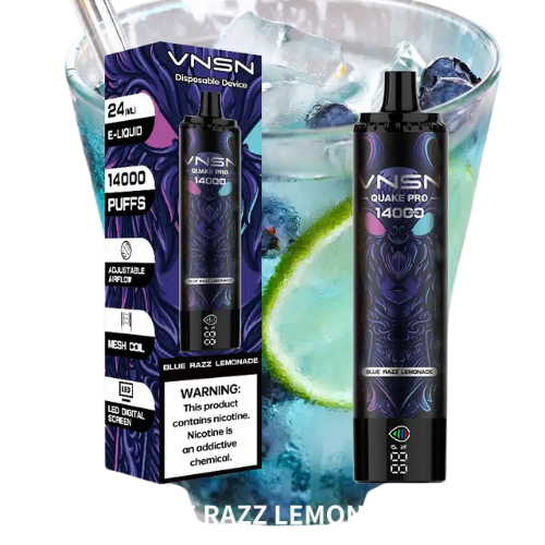 VNSN Quake Pro 14000 Puffs Disposable Vape Device-Blue Razz Lemonade