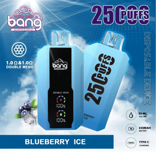 Bang 25000 Puffs Disposable Vape Device-Blueberry Ice