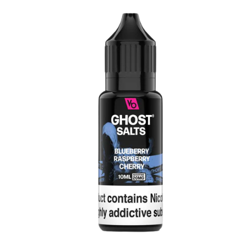 Ghost Salts 10ml Nic Salt E-liquid 20MG - Blueberry Raspberry Cherry