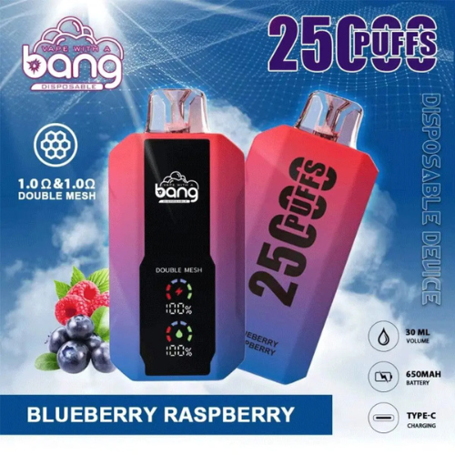 Bang 25000 Puffs Disposable Vape Device-Blueberry Raspberry