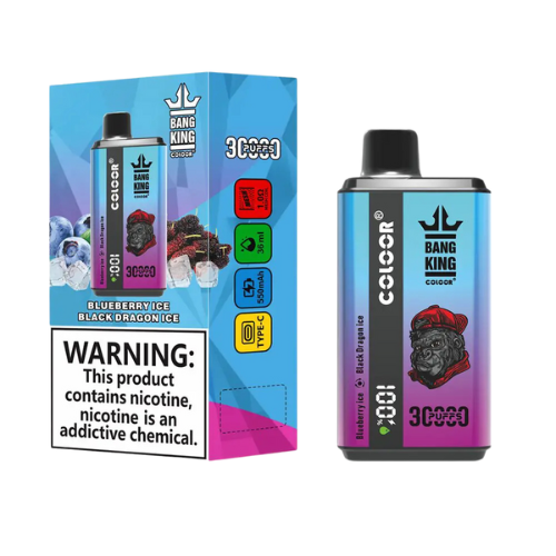 Bang 30k Puffs Dual Flavor Disposable Vape Device -Blueberry Ice & Black Dragon Ice