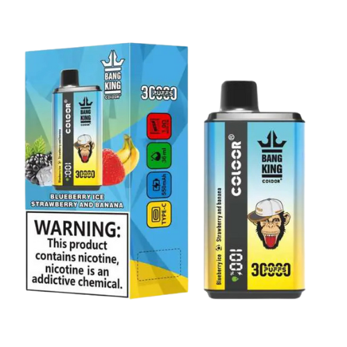 Bang 30k Puffs Dual Flavor Disposable Vape Device -Blueberry Ice & Strawberry and Banana