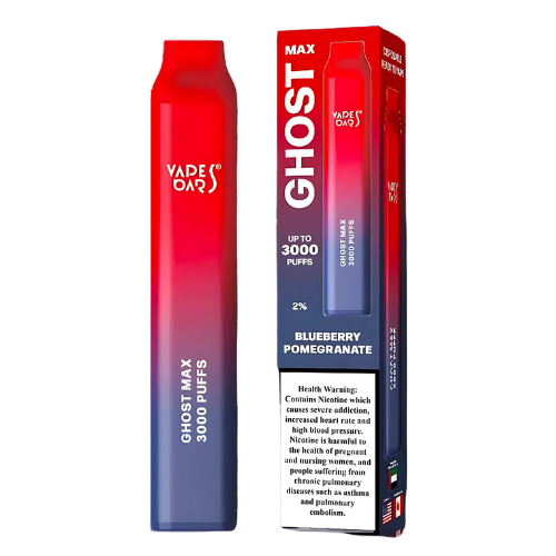 Ghost Max 3000 Puffs 2% Disposable Vape Device-Blueberry Pomegranate