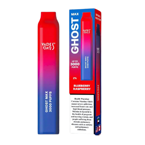 Ghost Max 3000 Puffs  Disposable Vape Device- Blueberry Raspberry