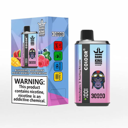 Bang 30k Puffs Dual Flavor Disposable Vape Device -Blueberry Raspberry & Peach Mango Watermelon