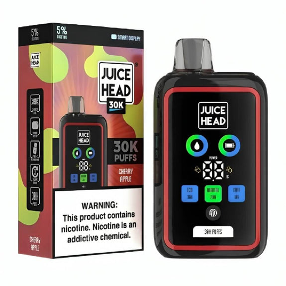 Juice Head 30k Puff Disposable Vape Device 50Mg-Cherry Apple