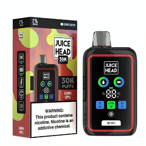 Juice Head 30k Puff Disposable Vape Device 20mg - Cherry Apple