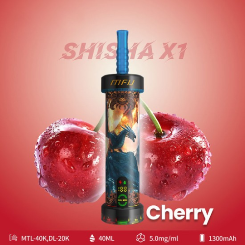 MFU Shisha X1 40000 Puffs Disposable Vape Device-Cherry