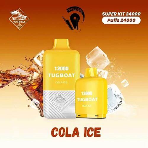 Tugboat 24000 Disposable Vape Device , Cola Ice