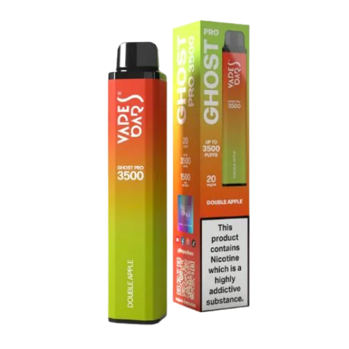 Ghost Pro 3500 Puffs Disposable Vape Device - Double Apple