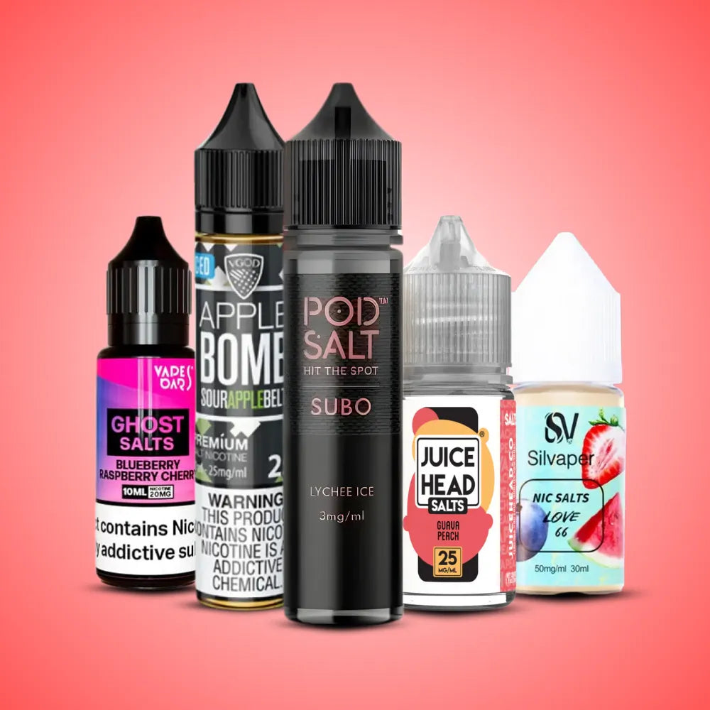 Juice Head 30ml Nic Salt 20MG - Guava Peach Freeze