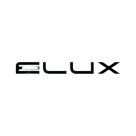 Elux brand logo with modern, bold typography, representing Elux disposable vape products.