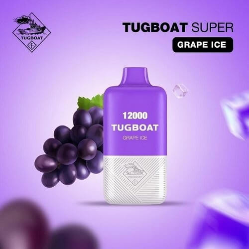 Tugboat 12000 Disposable Vape Device - Grape Ice