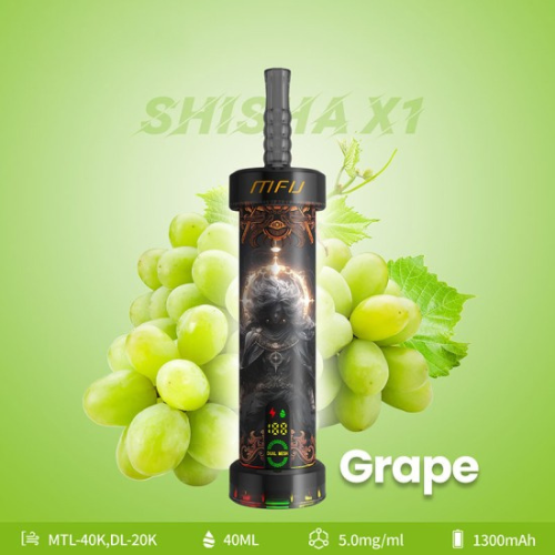 MFU Shisha X1 40000 Puffs Disposable Vape Device-Grape