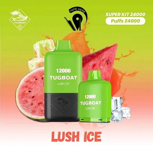 Tugboat 24000 Disposable Vape Device , Lush Ice