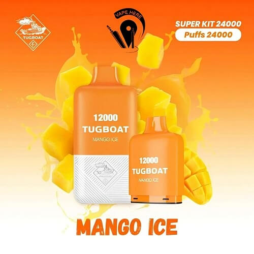 Tugboat 24000 Disposable Vape Device , Mango Ice