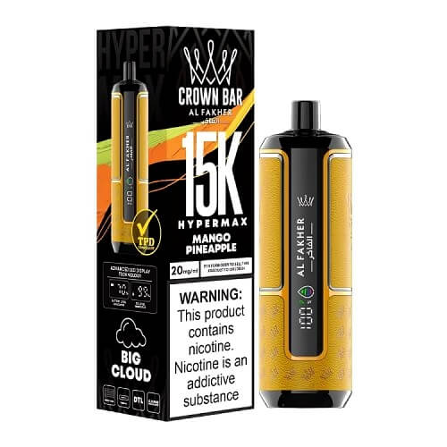 Al Fakher Crown Bar 15000 Hypermax Disposable Device , Mango Pineapple