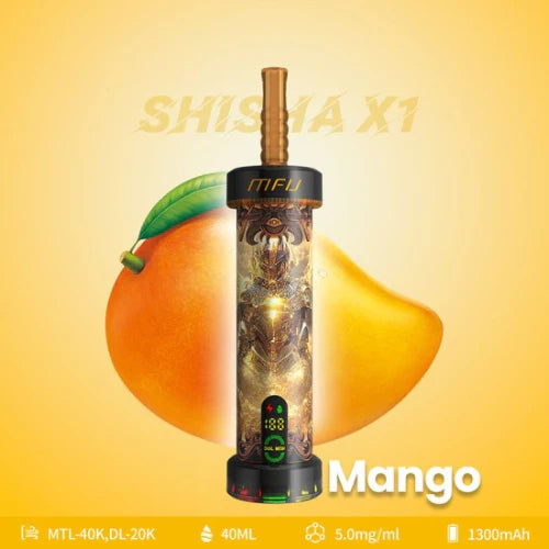 MFU Shisha X1 40000 Puffs Disposable Vape Device