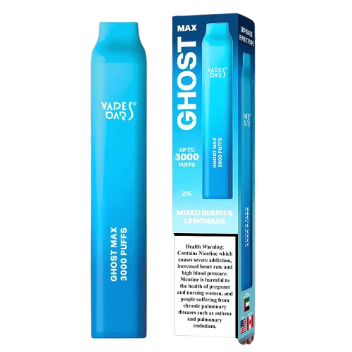 Ghost Max 3000 Puffs  Disposable Vape Device-Mixed Berries Lemonade