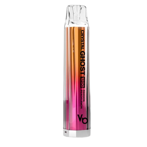 Crystal Ghost 1200 Puffs Disposable Vape Device - Passion Peach Lemon