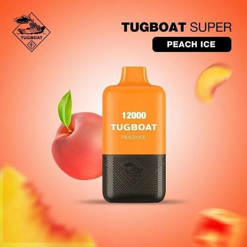 Tugboat 12000 Disposable Vape Device - Peach Ice