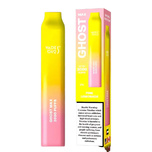 Ghost Max 3000 Puffs Disposable Vape Device-Pink Lemonade