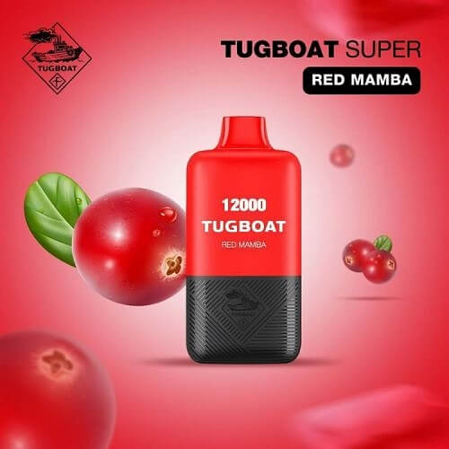 Tugboat 12000 Disposable Vape Device - Red Mamba