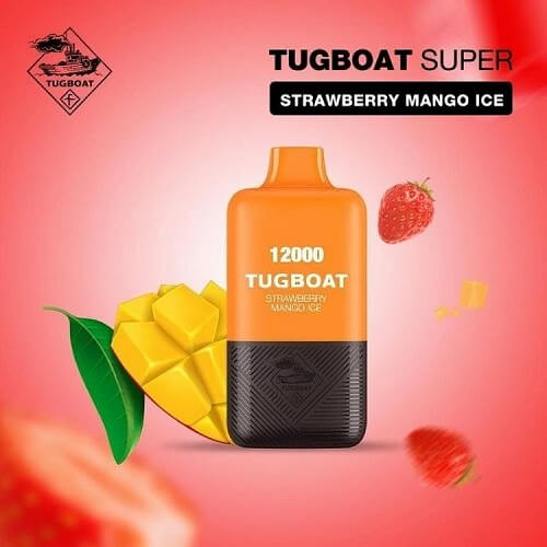 Tugboat 12000 Disposable Vape Device - Strawberry Mango Ice