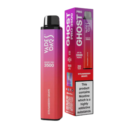 Ghost Pro 3500 Puffs Disposable Vape Device - Strawberry Grape