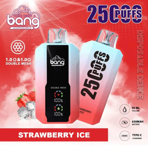 Bang 25000 Puffs Disposable Vape Device-Strawberry Ice