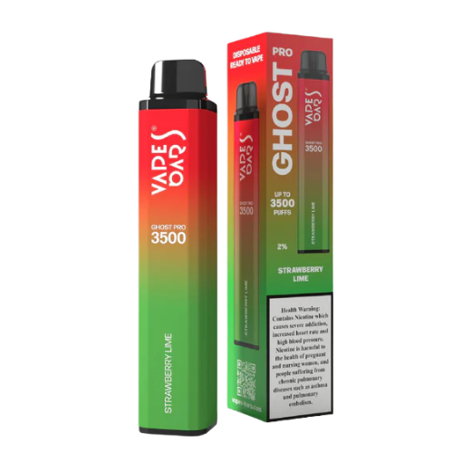 Ghost Pro 3500 Puffs Disposable Vape Device - Strawberry Lime