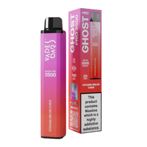 Ghost Pro 3500 Puffs Disposable Vape Device - Strawberry Melon Chew 