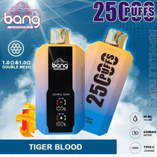 Bang 25000 Puffs Disposable Vape Device-Tiger Blood