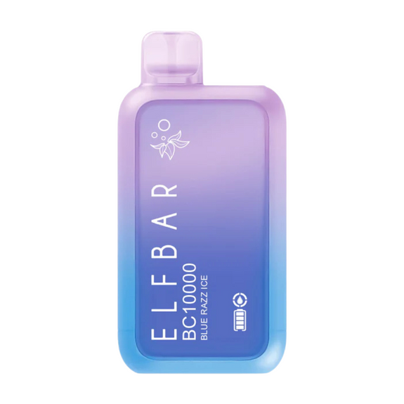 Elf Bar BC10000 Disposable Vape device with modern, pocket-friendly design. Offers up to 10,000 puffs and vibrant flavor options, ideal for on-the-go vaping.