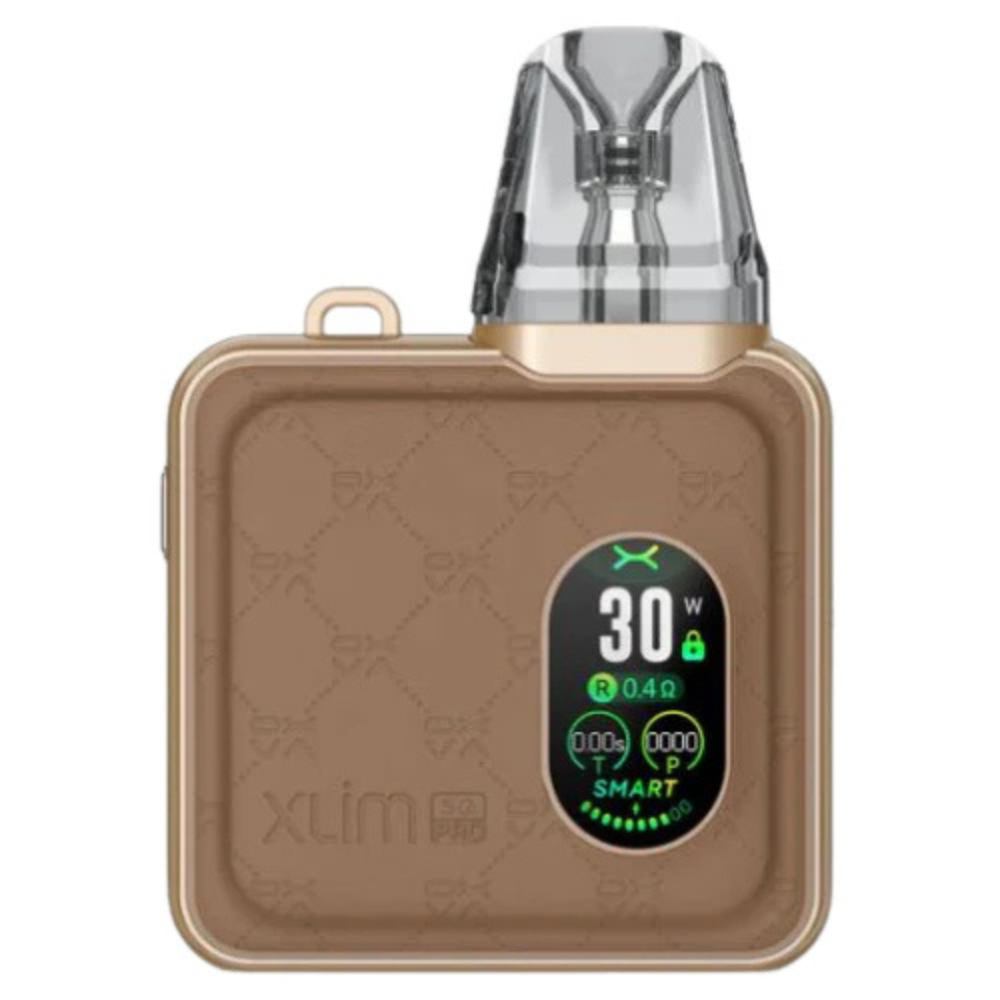 Oxva Xlim SQ Pro Pod Kit, Brown Leather
