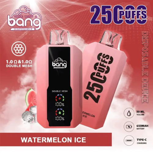 Bang 25000 Puffs Disposable Vape Device-Watermelon Ice