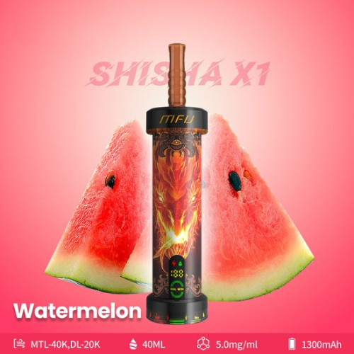 MFU Shisha X1 40000 Puffs Disposable Vape Device-Watermelon