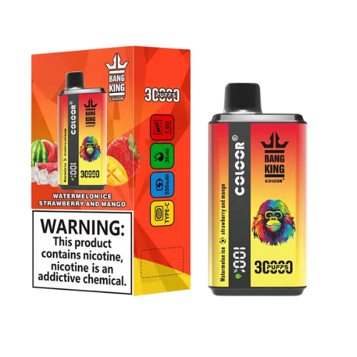 Bang 30k Puffs Dual Flavor Disposable Vape Device -Watermelon Ice & Strawberry and Mango