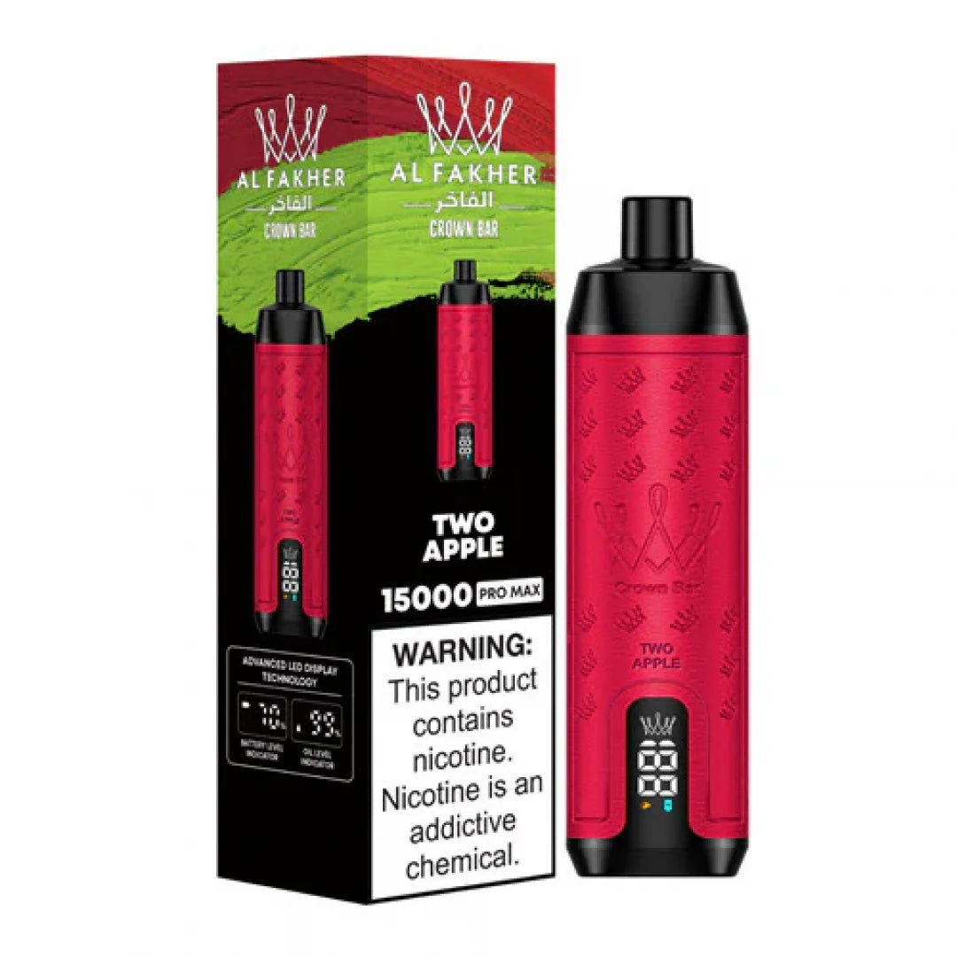 Al Fakher Crown Bar Pro Max 15000 Puffs Disposable Vape