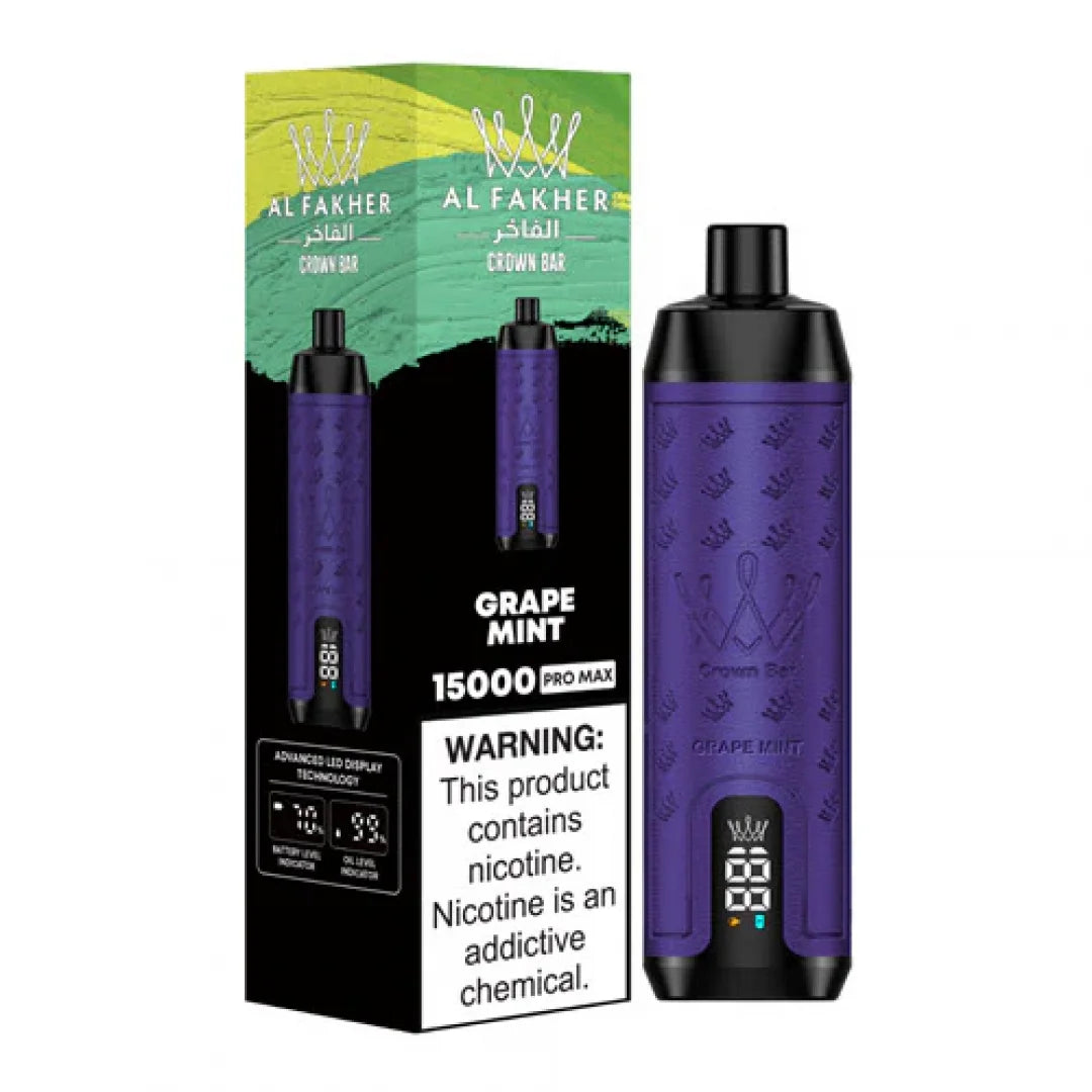 Al Fakher Crown Bar Pro Max 15000 Puffs Disposable Vape