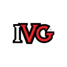 IVG logo with bold, stylized lettering in black and red, representing the IVG vape brand.